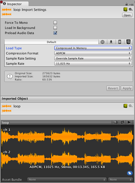 Unity - Manual: Audio Source